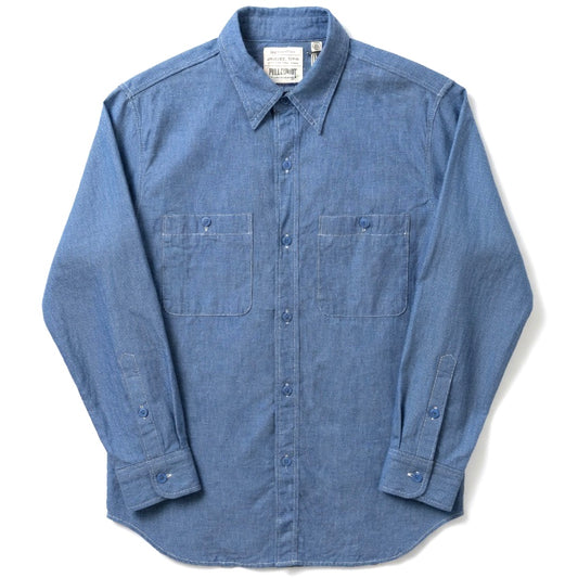 FULLCOUNT - Chambray Shirt 4810 - Blue