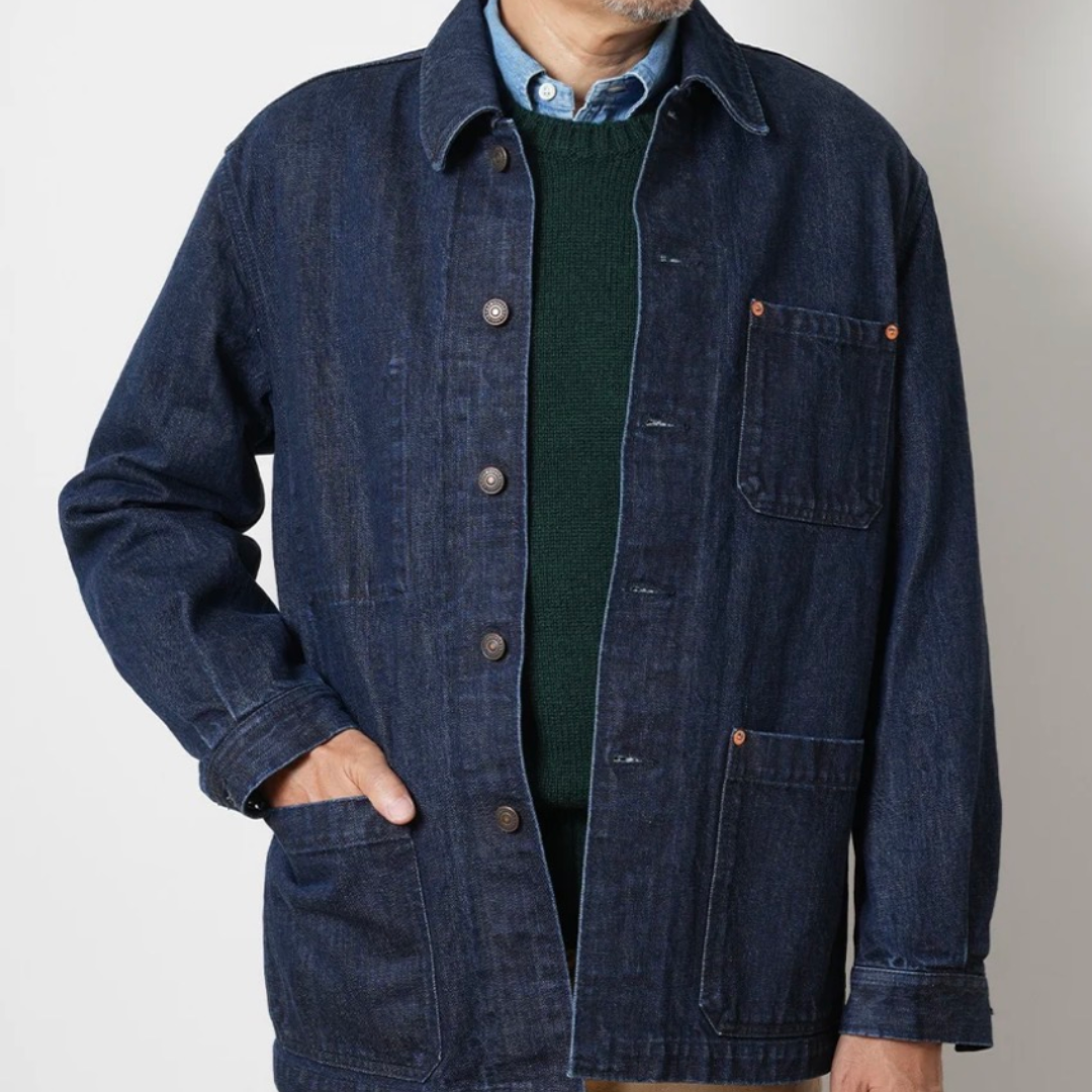 Kamakura - Denim French Work Jacket Raw