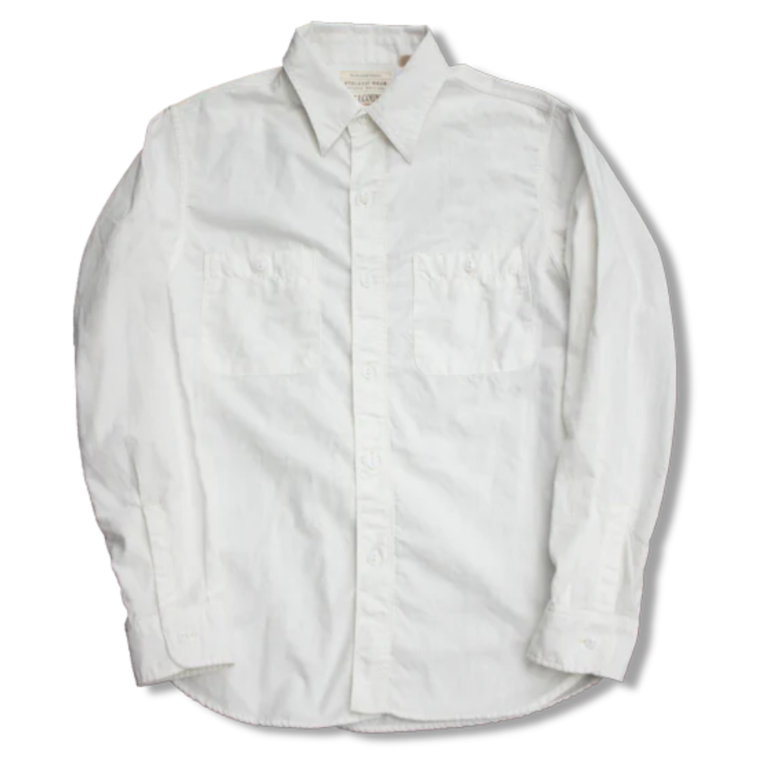 White shirt on a white background